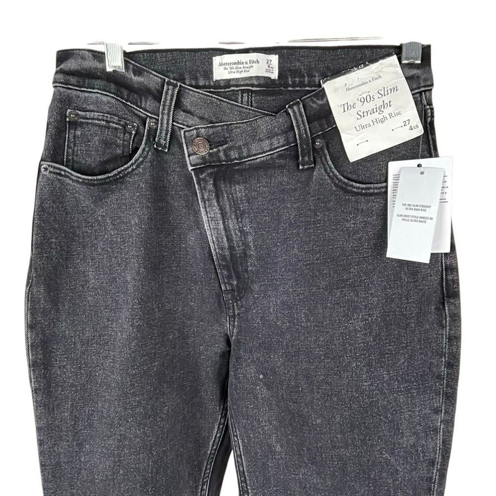90s Slim Straight Ultra High Rise Jeans 27 / 4XS